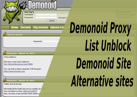 demonoid proxy sites